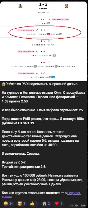 Гвоздик Pro Betting проблемы
