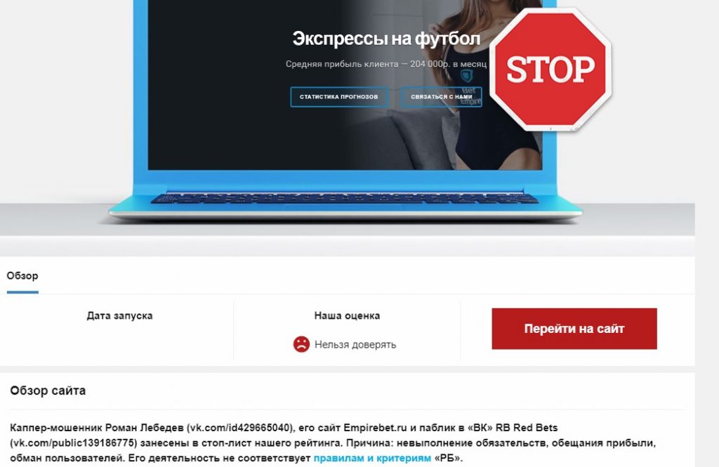 Вердикт рейтинга букмекеров о Empirebet.ru