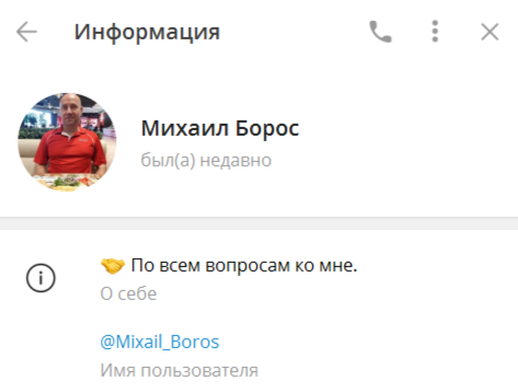 ЛС Михаила Борос